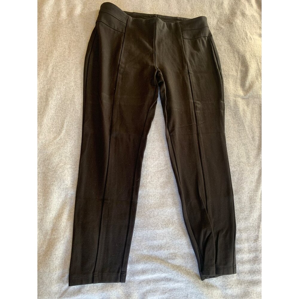 Zac & Rachel Black Womens Pants Size XLarge Stretch Waist Leggings